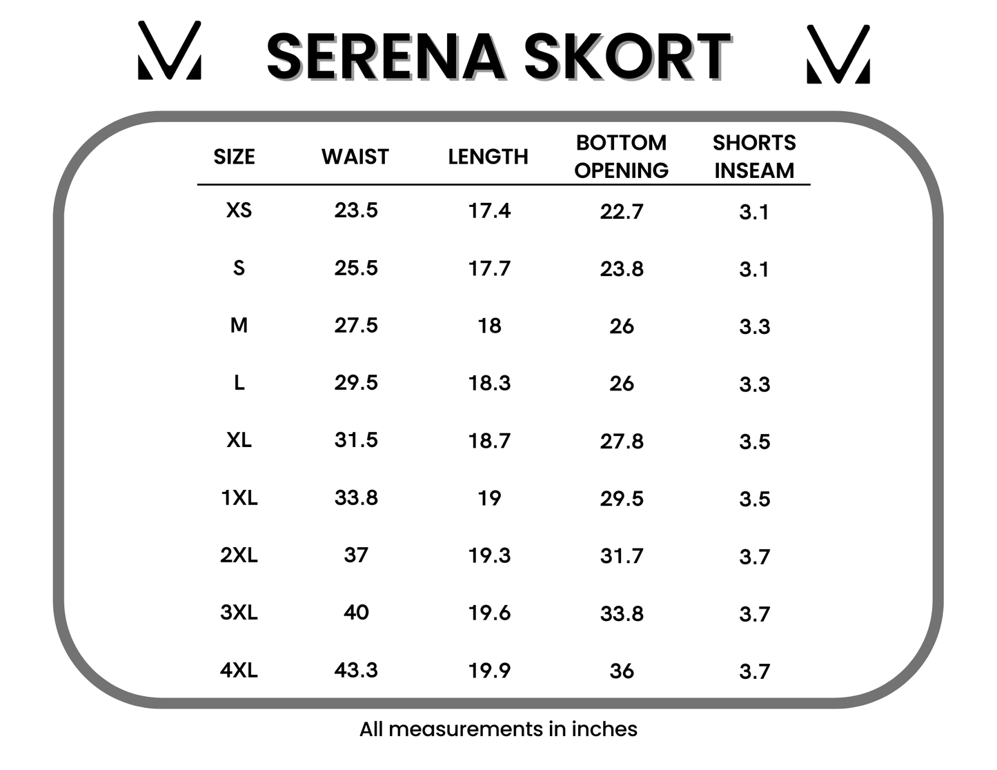 Serena Luxe Skort - Black