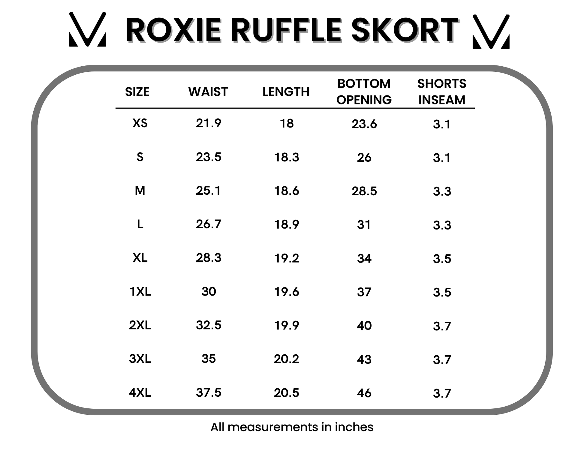 Roxie Ruffle Skort - Navy