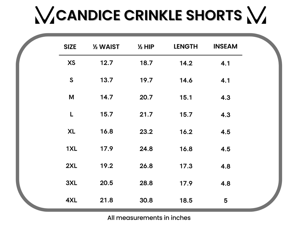 Candice Crinkle Shorts - Charcoal