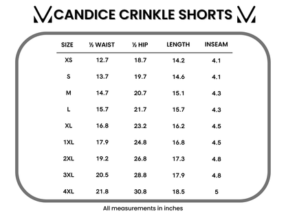 Candice Crinkle Shorts - Dusty Rose