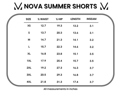 Nova Summer Shorts - Tropical Palm