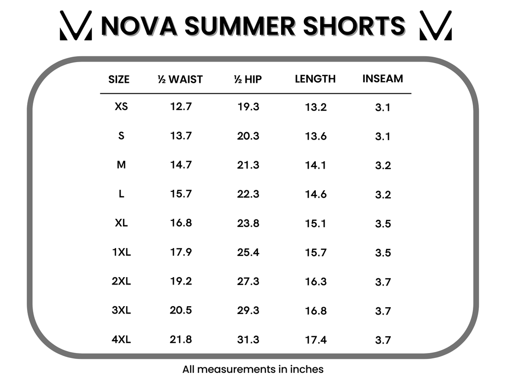 Nova Summer Shorts - Aqua Palm