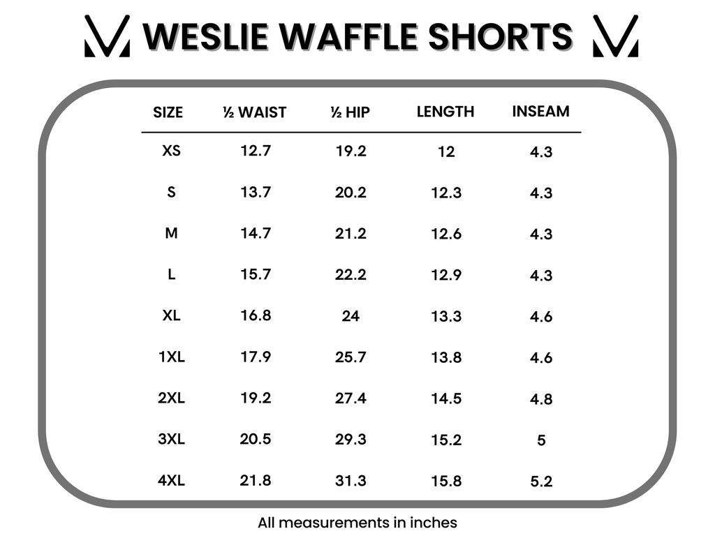 Weslie Waffle Shorts - Turquoise
