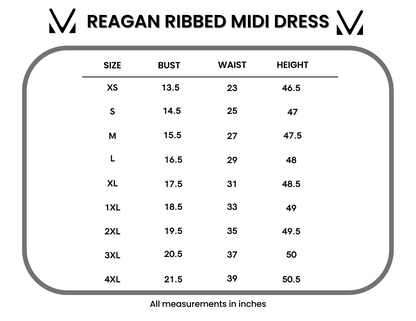 Reagan Ribbed Midi Dress - Pumpkin Floral