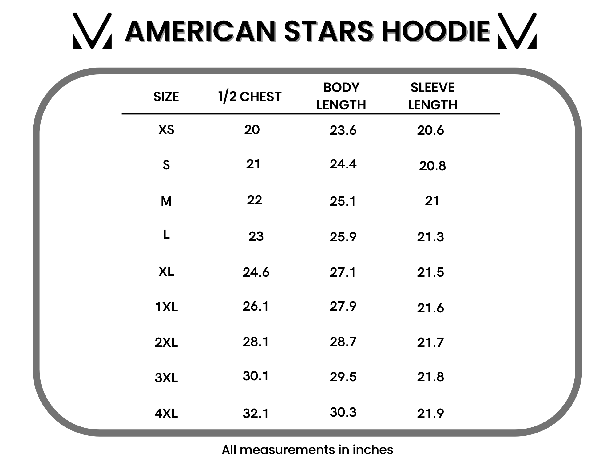IN STOCK American Stars Hoodie