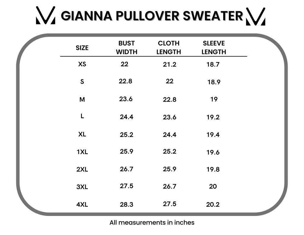 IN STOCK Gianna Pullover Sweater - Neutral