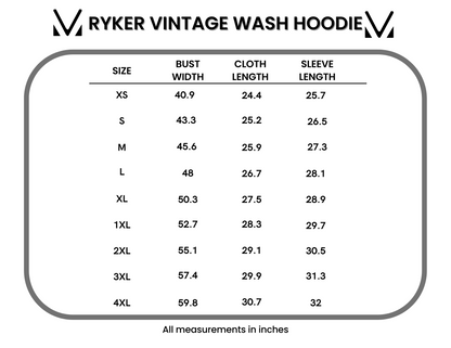 Ryker Vintage Wash Hoodie- Olive