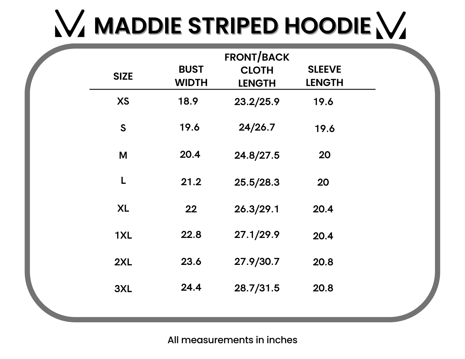 Maddie Striped Hoodie - Purple