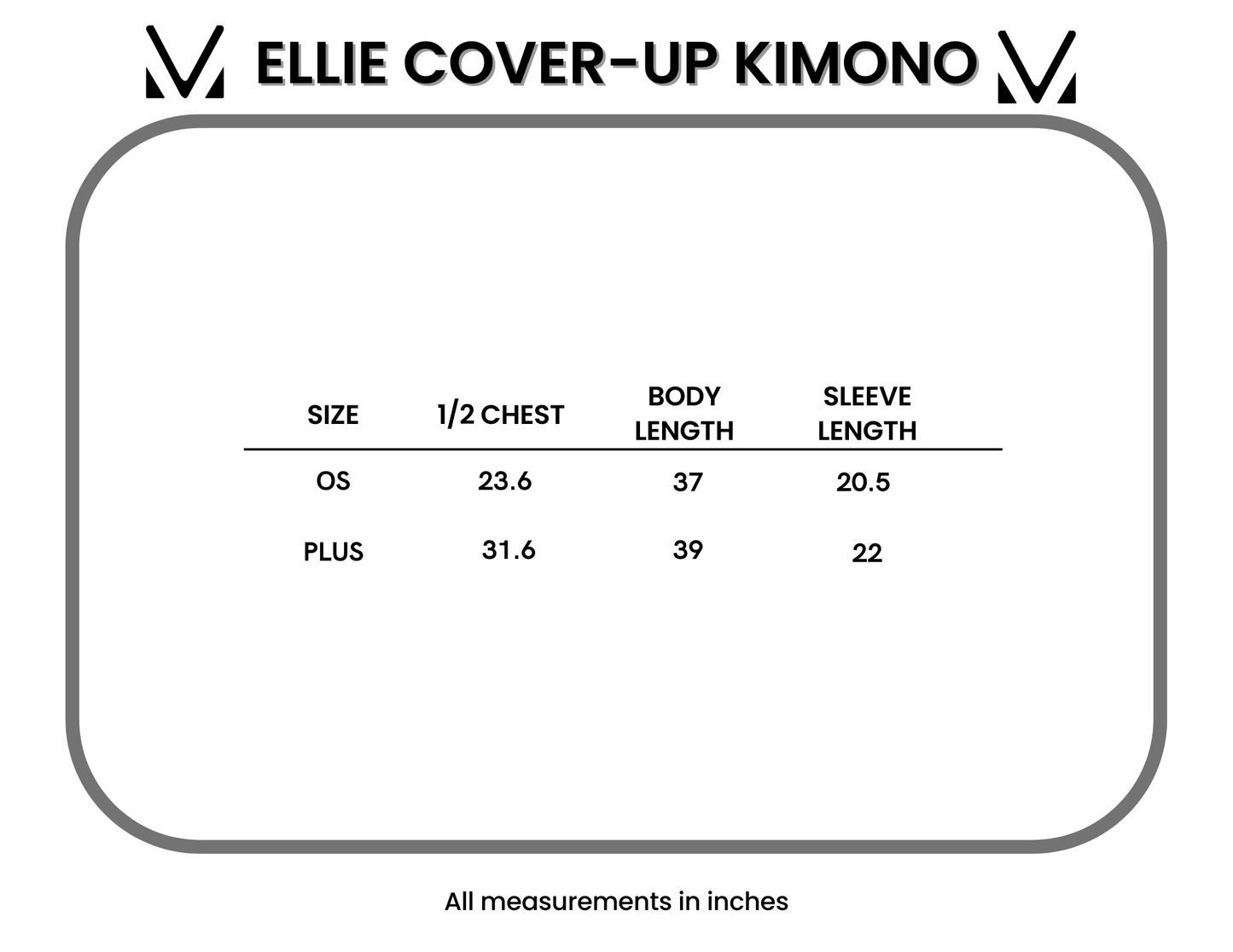 Ellie Cover-Up Kimono - Blue