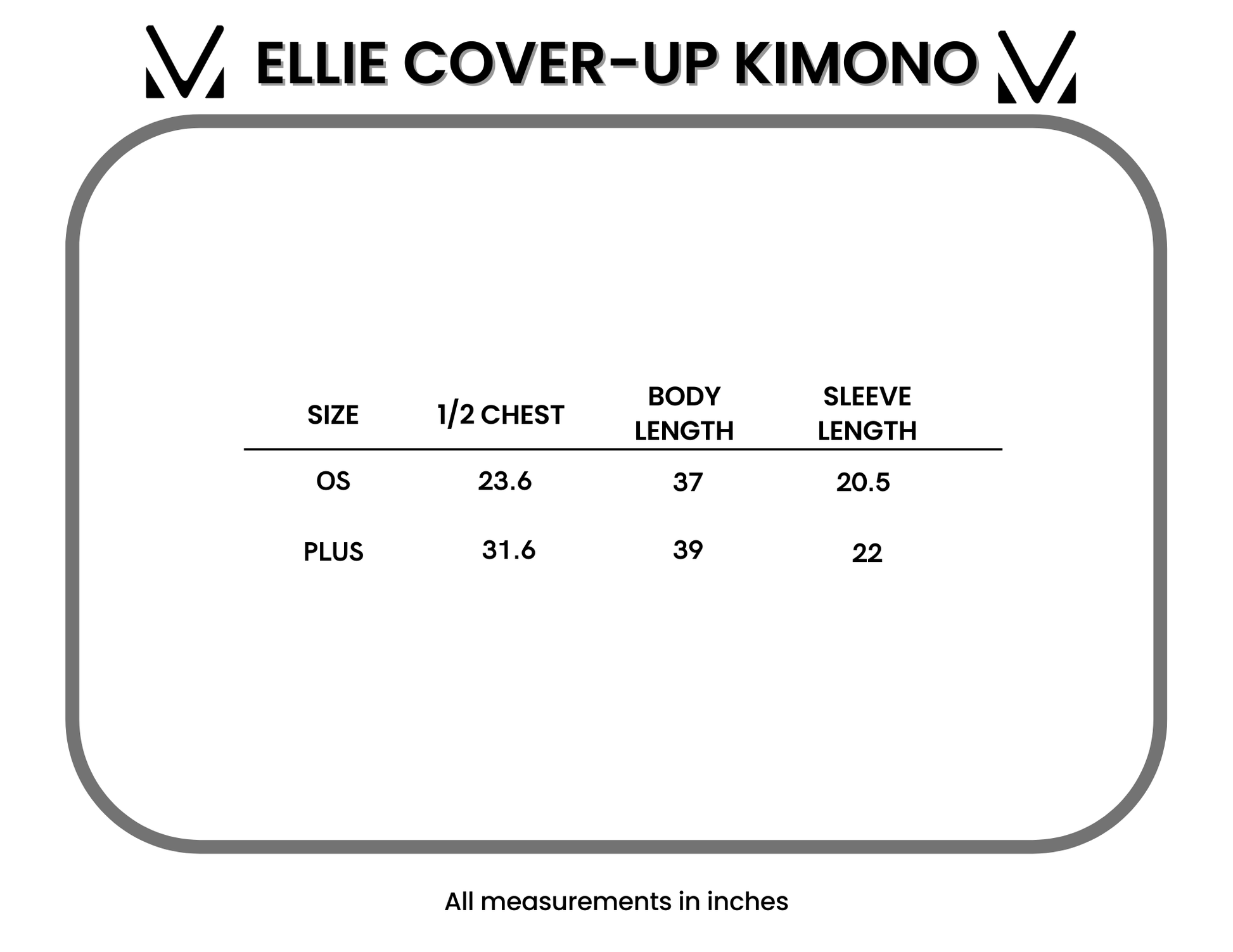 Ellie Cover-Up Kimono - Blue