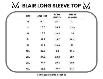 Blair Long Sleeve Top - Celestial Nights