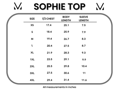 Sophie Top - Blushwood Floral