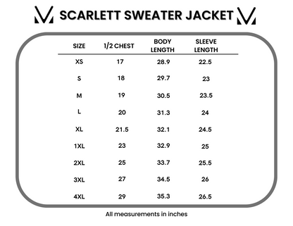 Scarlett Sweater Jacket - Mocha