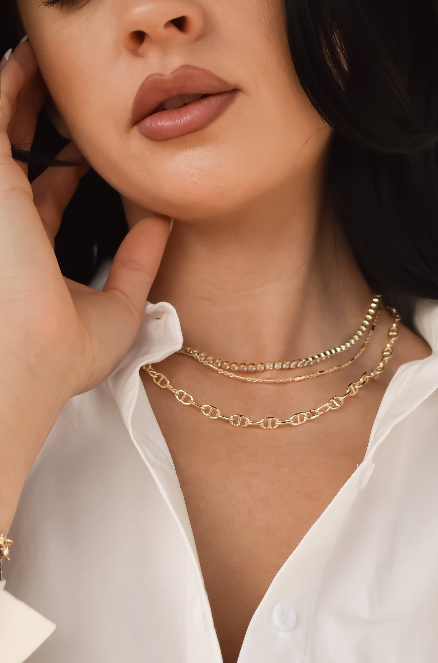 Station Bar Chain (Threader Chain for Charms and Initials)