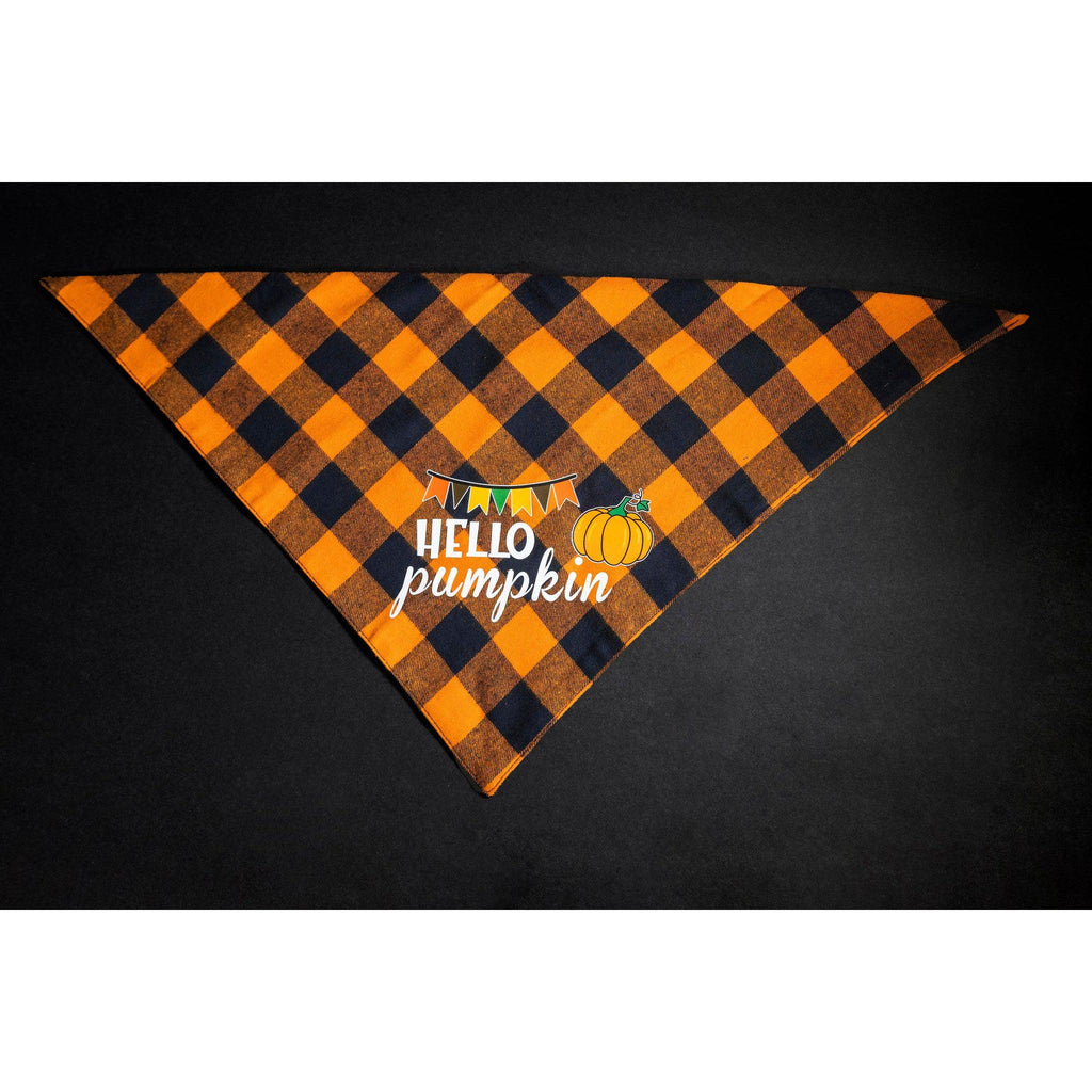 Julia Rose Halloween dog triangle collar scarf, Halloween dog bandana triangle style