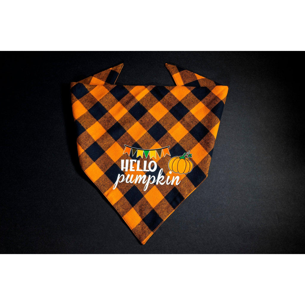 Julia Rose Halloween dog triangle collar scarf, Halloween dog bandana triangle style