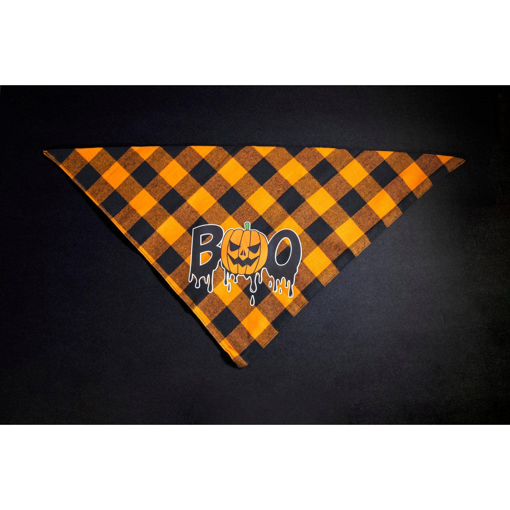 Julia Rose Halloween dog triangle collar scarf, Halloween dog bandana triangle style