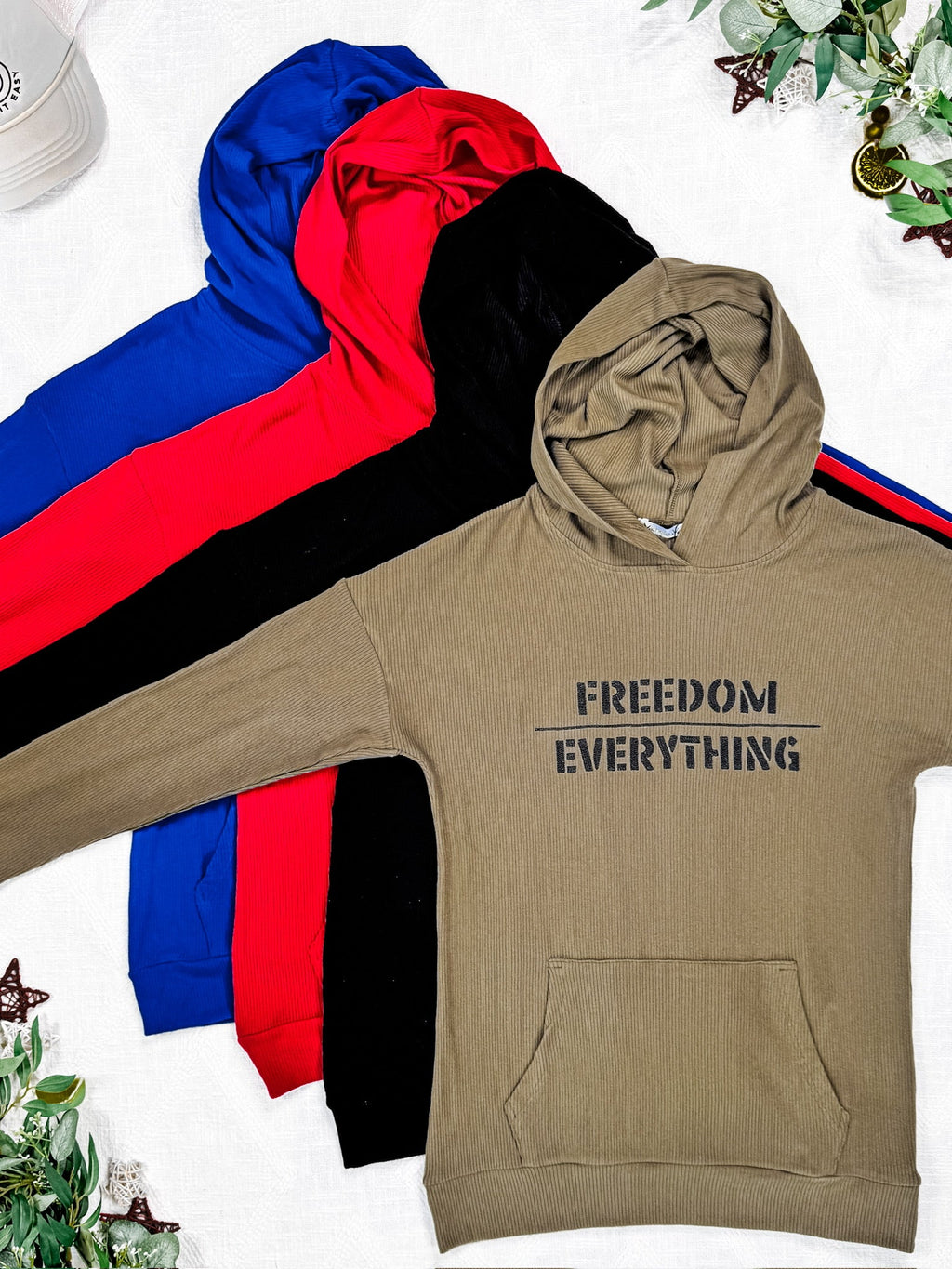 Corrine Embroidered Hoodie - In God We Trust
