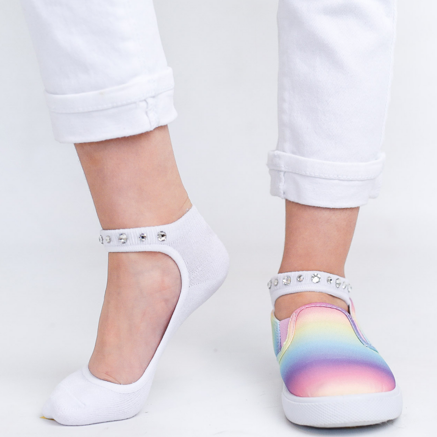 Youth Hidey Socks - With Swarovski Crystals - Hidey Style