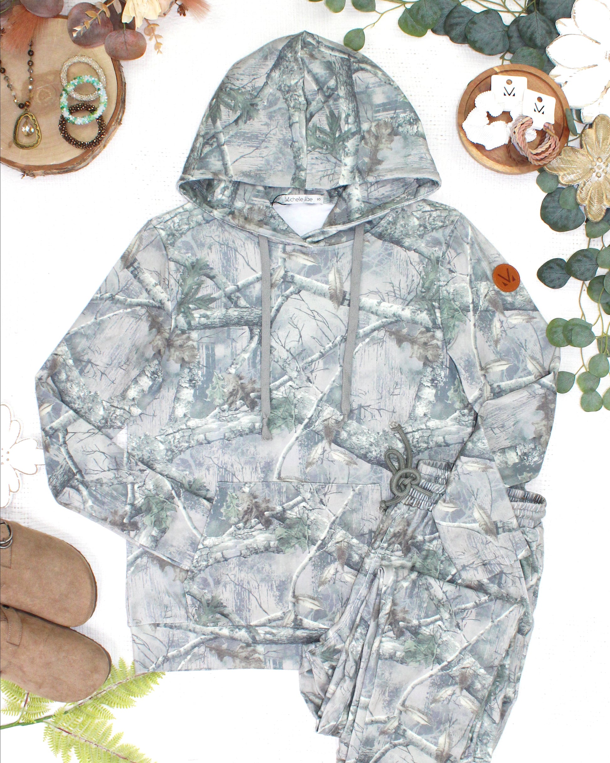 Hailey Pullover Hoodie - Camo