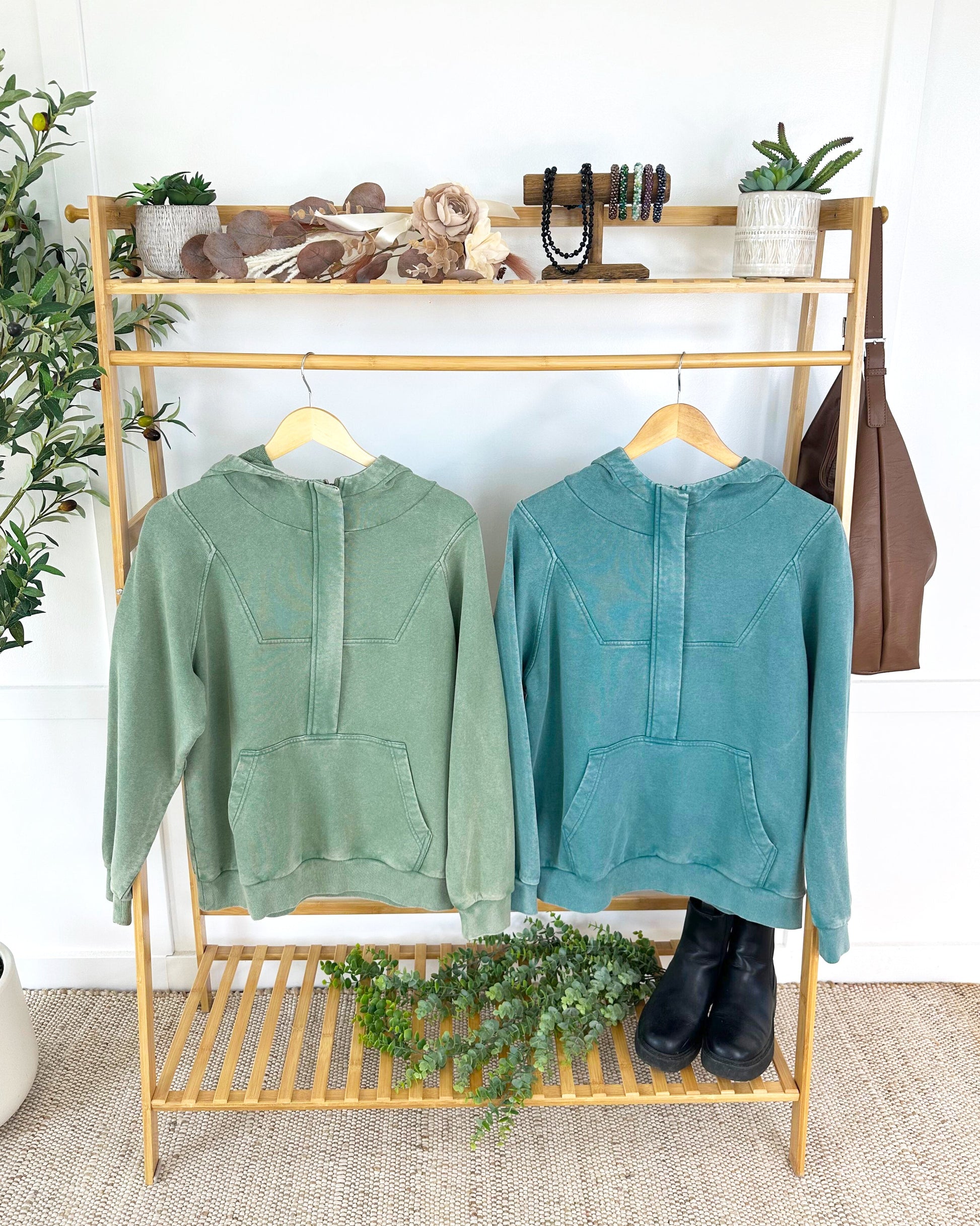 Ryker Vintage Wash Hoodie- Olive
