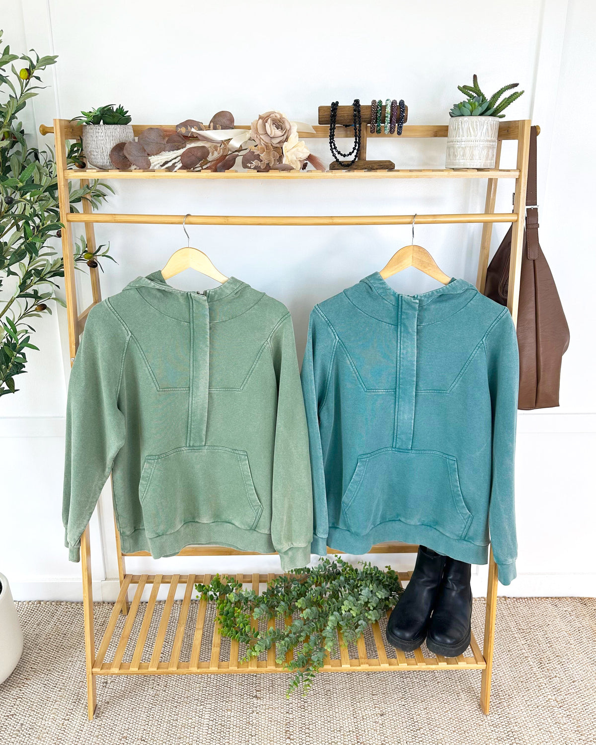 Ryker Vintage Wash Hoodie- Teal