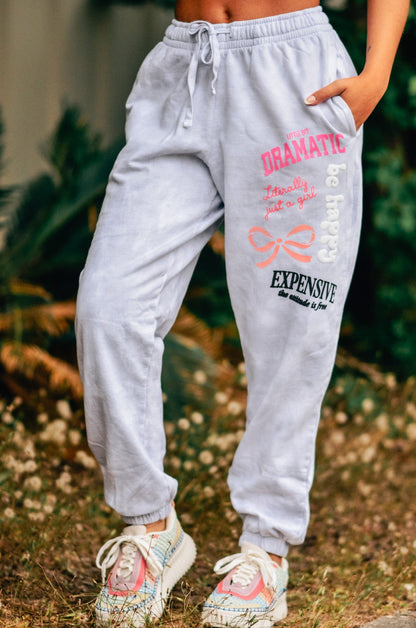Beauty Is From The Inside Tie Dye Patch Joggers
