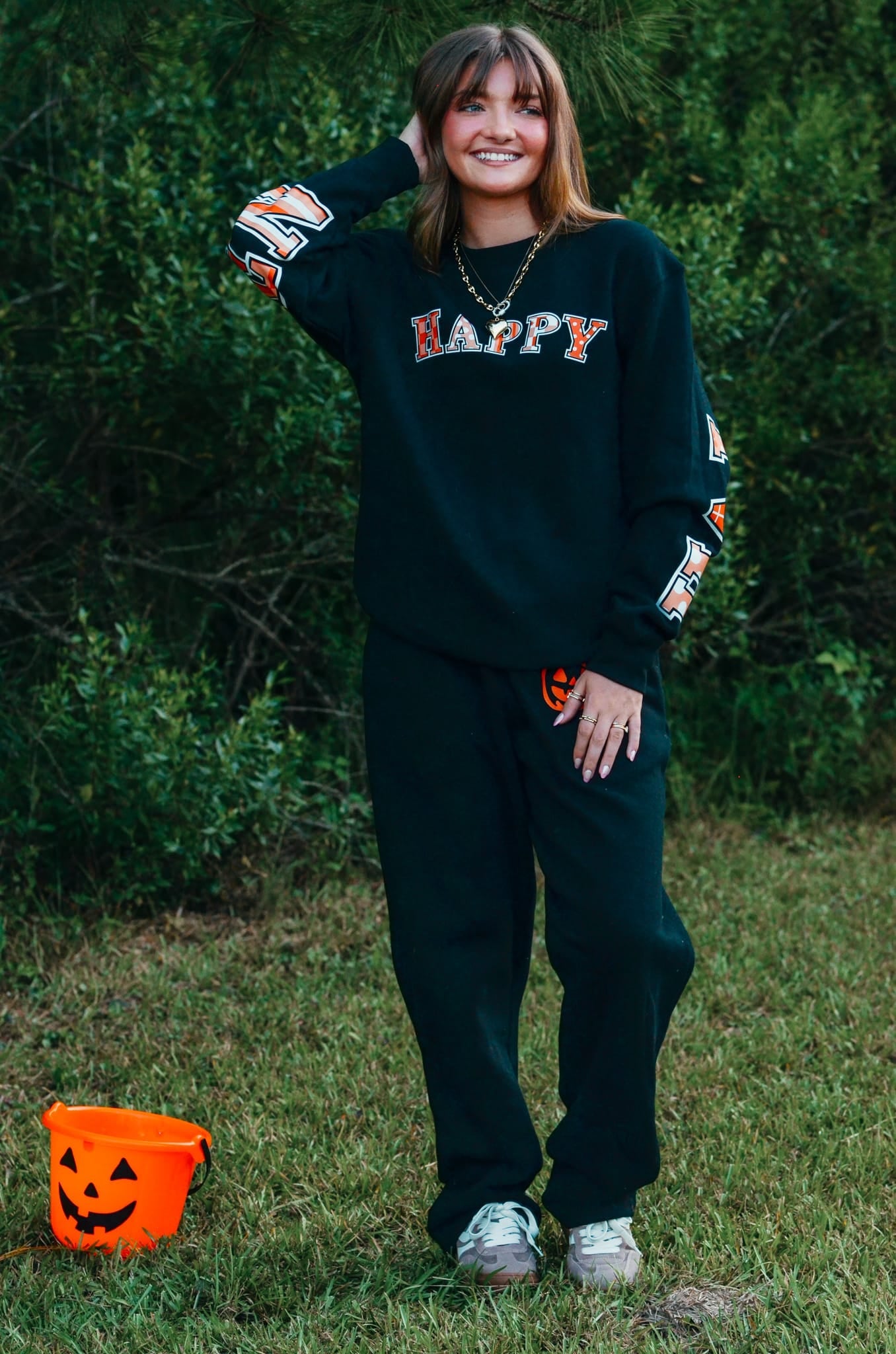 Happy Halloween Black Sweatshirt