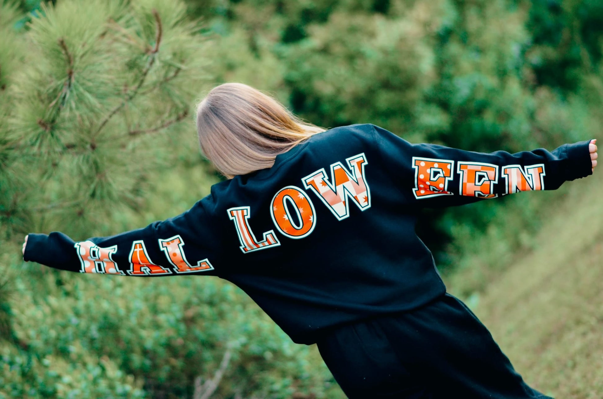 Happy Halloween Black Sweatshirt