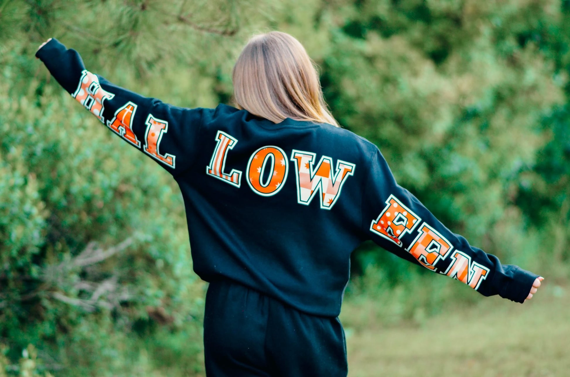 Happy Halloween Black Sweatshirt