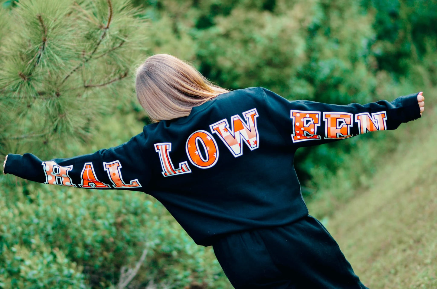 Happy Halloween Black Sweatshirt