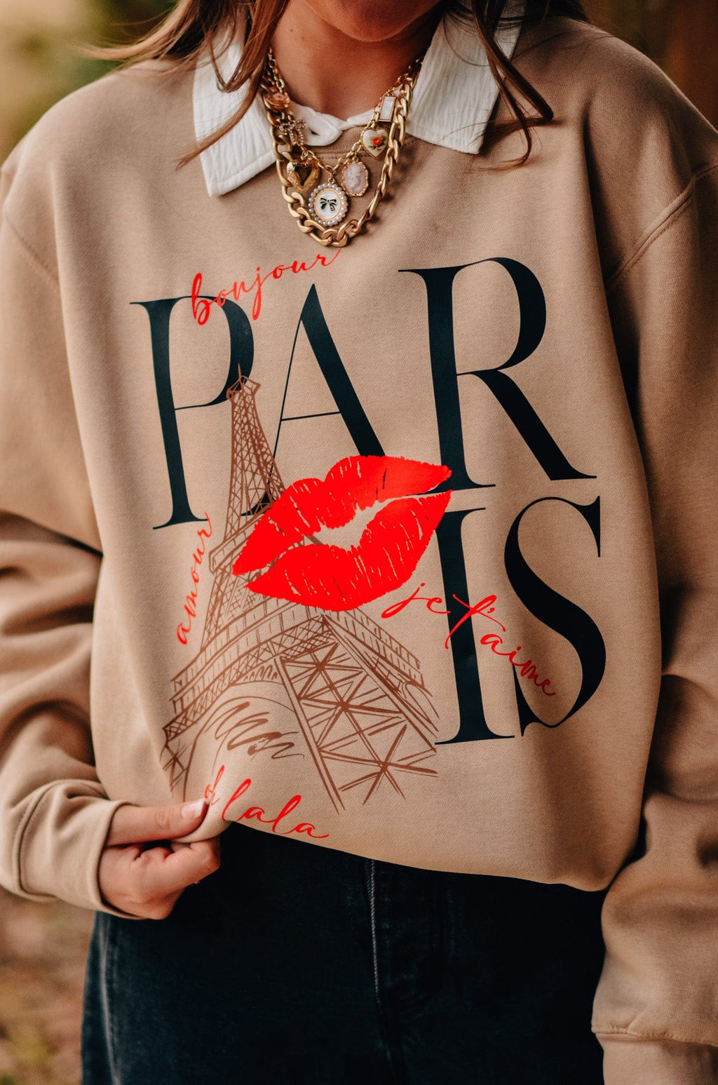 Paris Kiss Sweatshirt