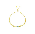Blue Evil Eye Charm Bracelet
