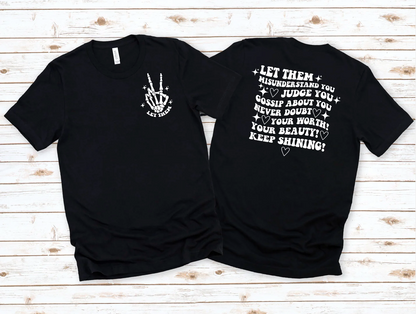 Let Them Peace Tee/Crewneck