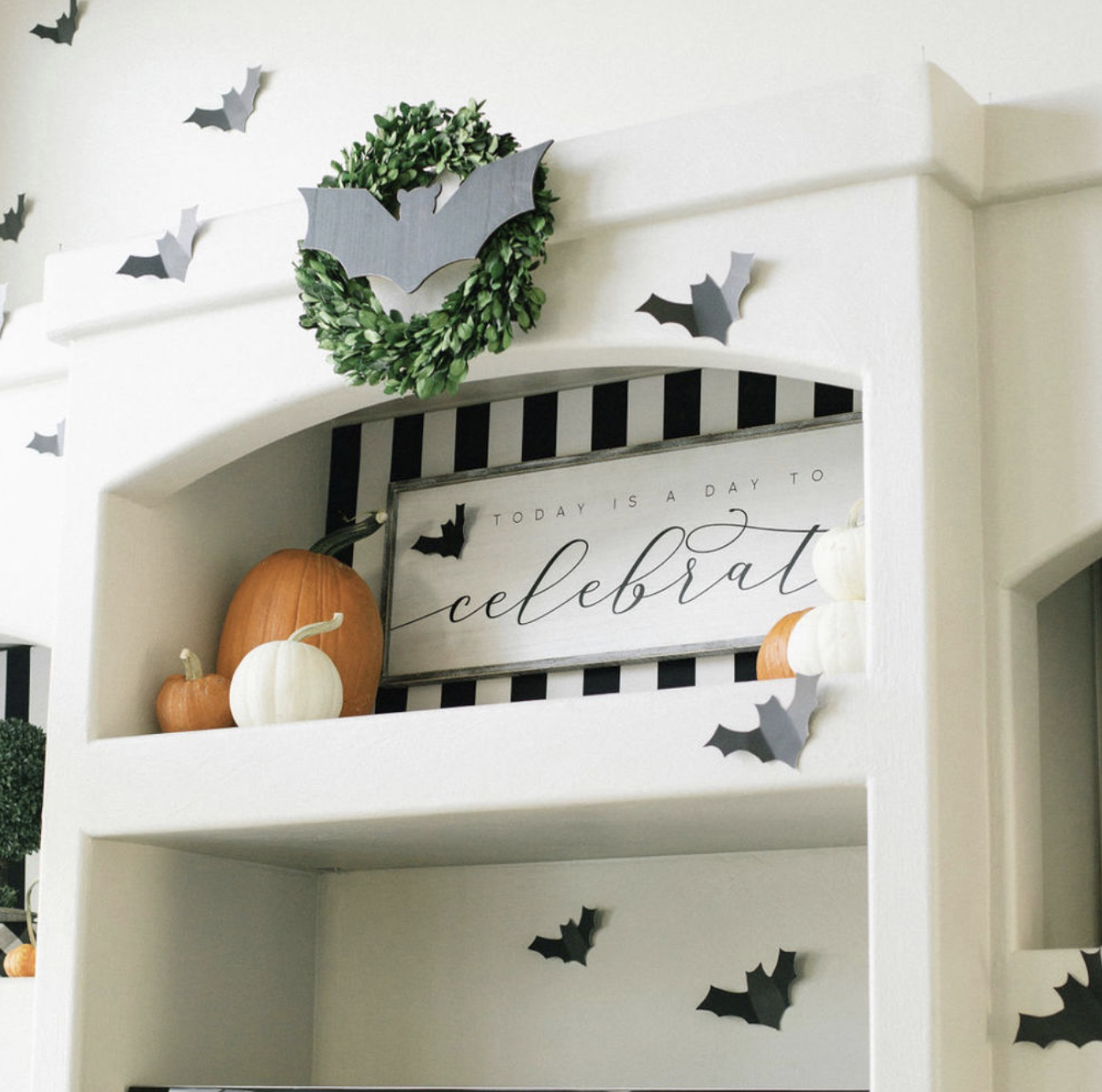 7x3 paper bats 16 pcs, bk