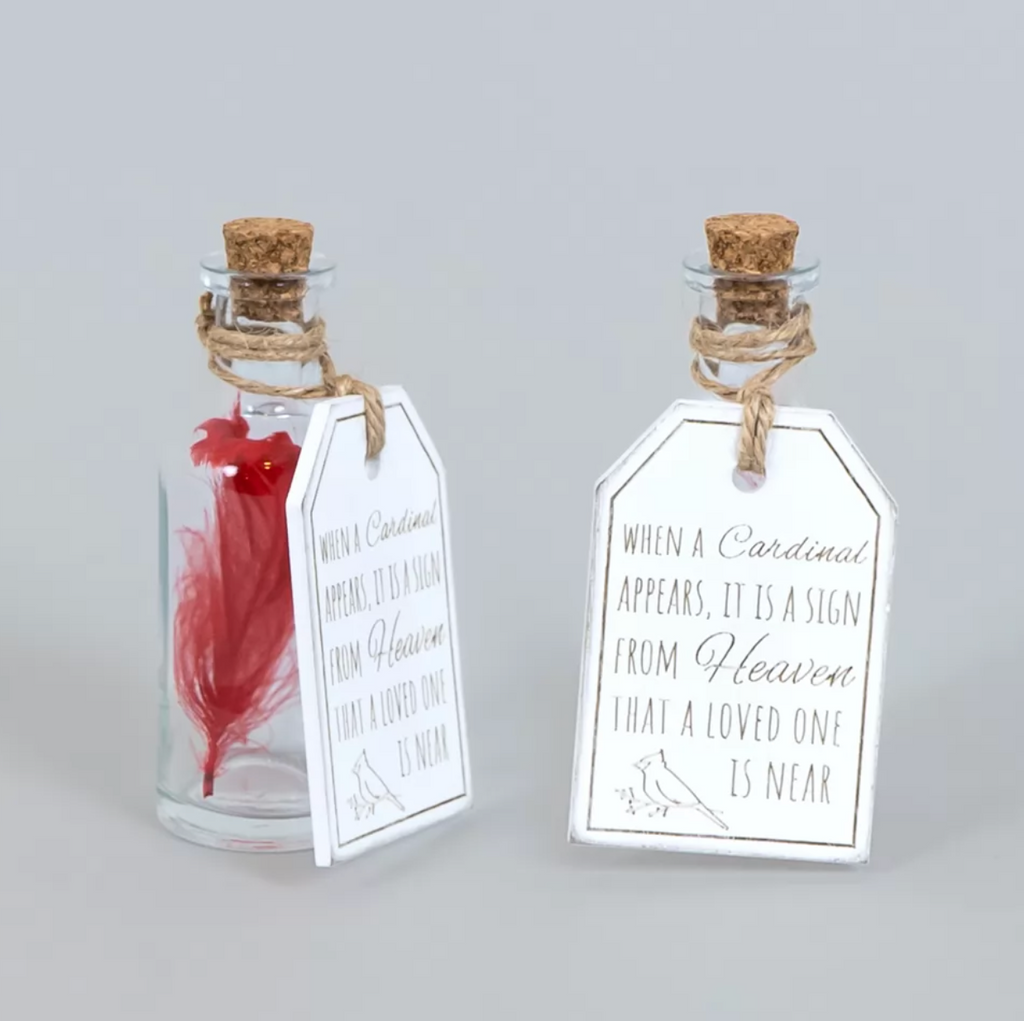 2x4x1.5 wood tag/container (CARDINAL)