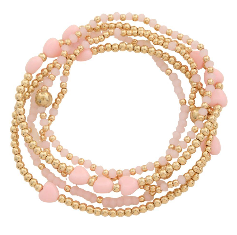Touch of Pink Bracelet Stacks