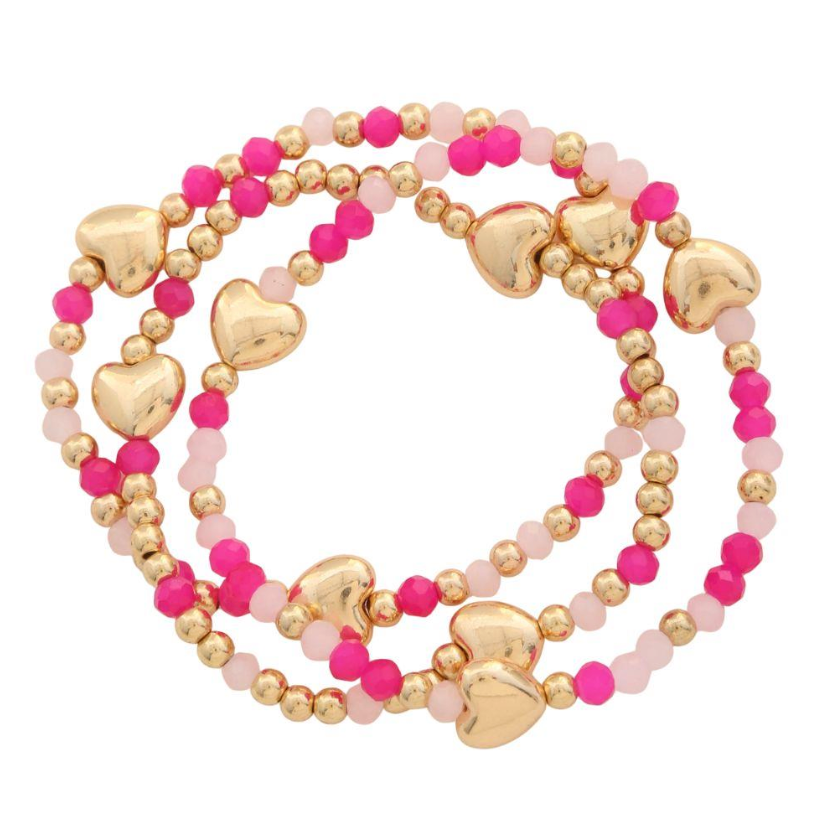 Touch of Pink Bracelet Stacks