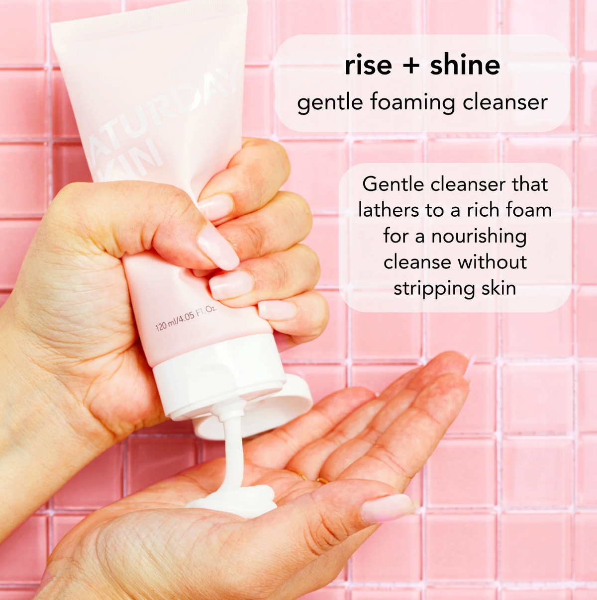Saturday Skin Apple Peach Gentle Cleanser