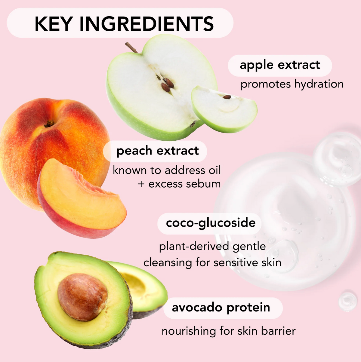 Saturday Skin Apple Peach Gentle Cleanser
