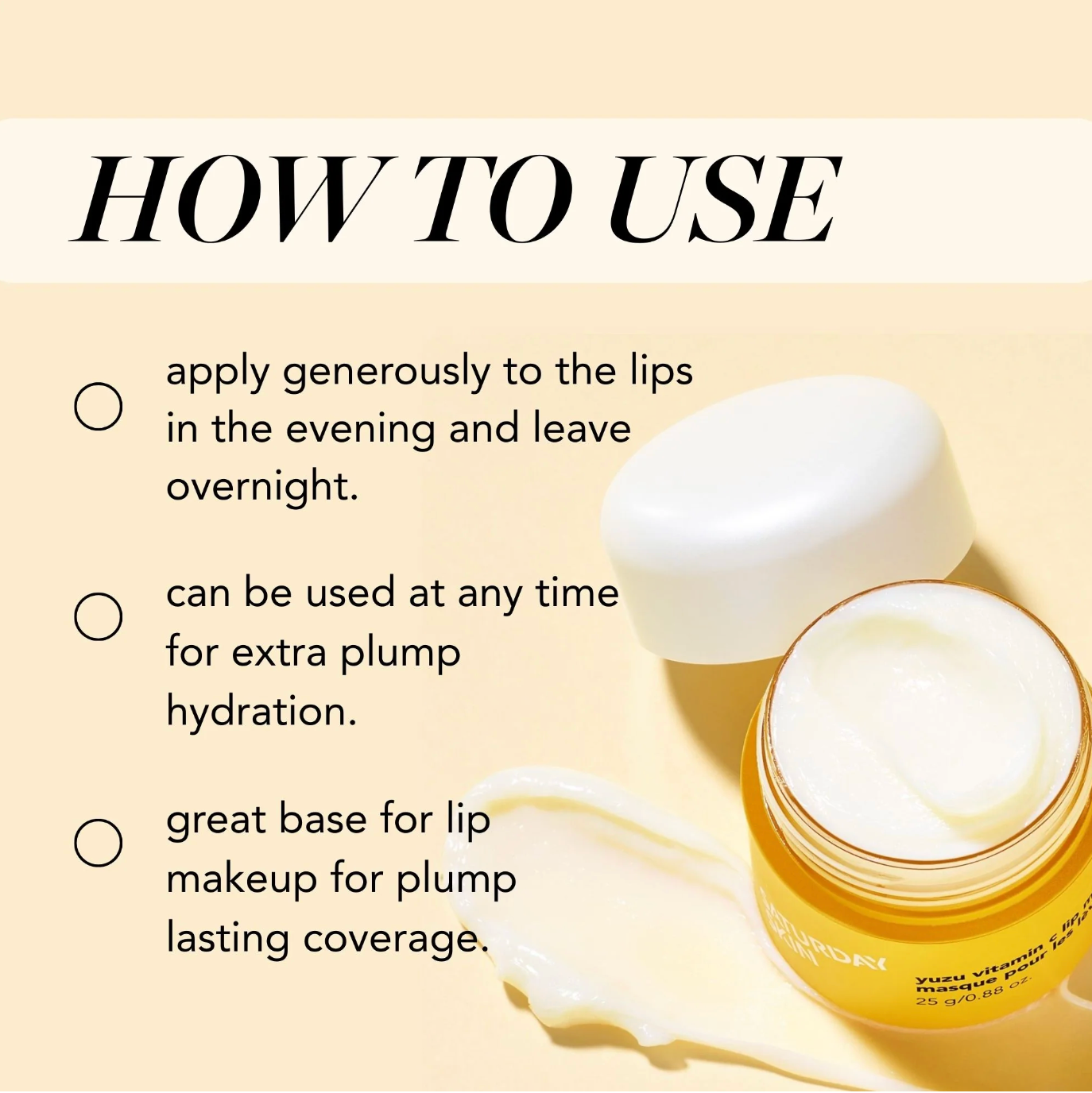 Yuzu Vitamin C Lip Mask