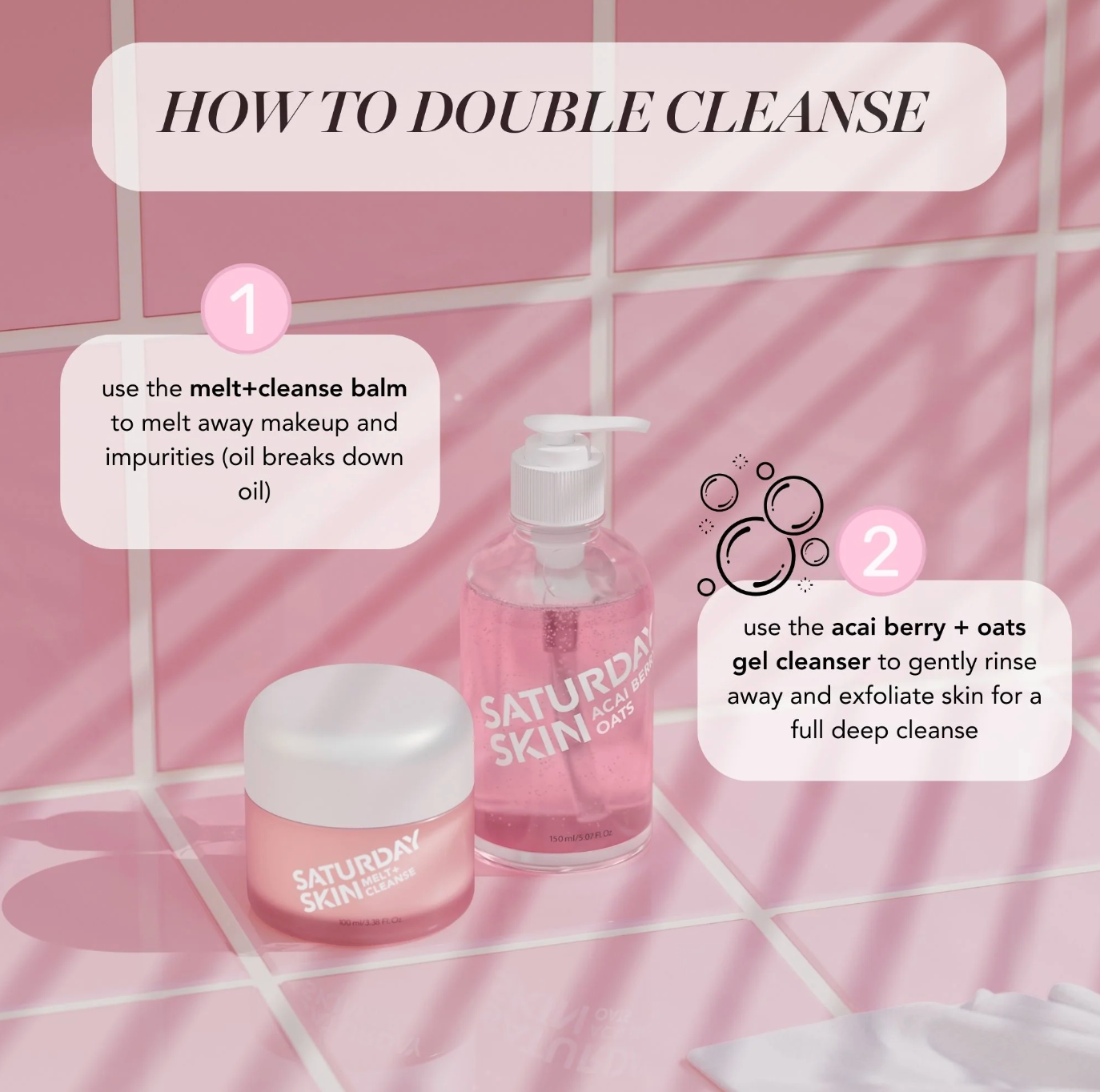 Saturday Skin Acai Berry Oats Gel Cleanser