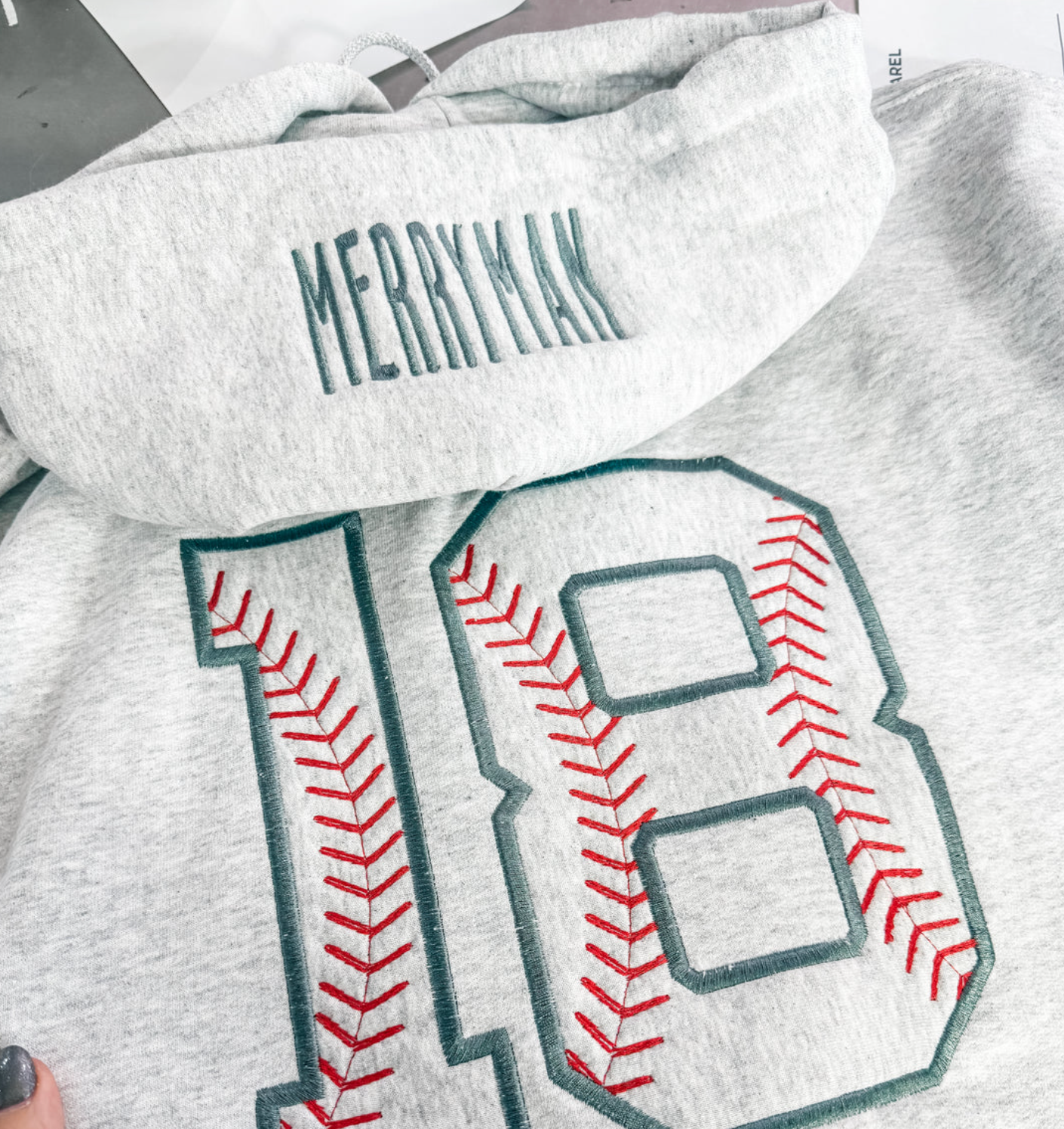 Custom Embroidered Sports Hoodie