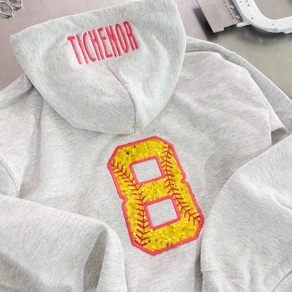 Custom Embroidered Sports Hoodie
