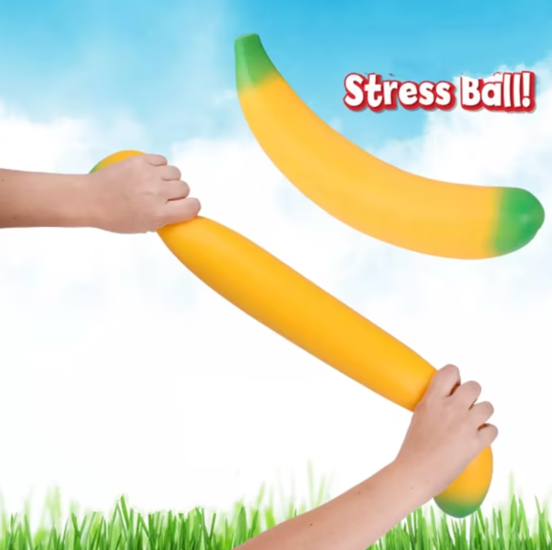 Mega Banana Stretch Squish - PREORDER