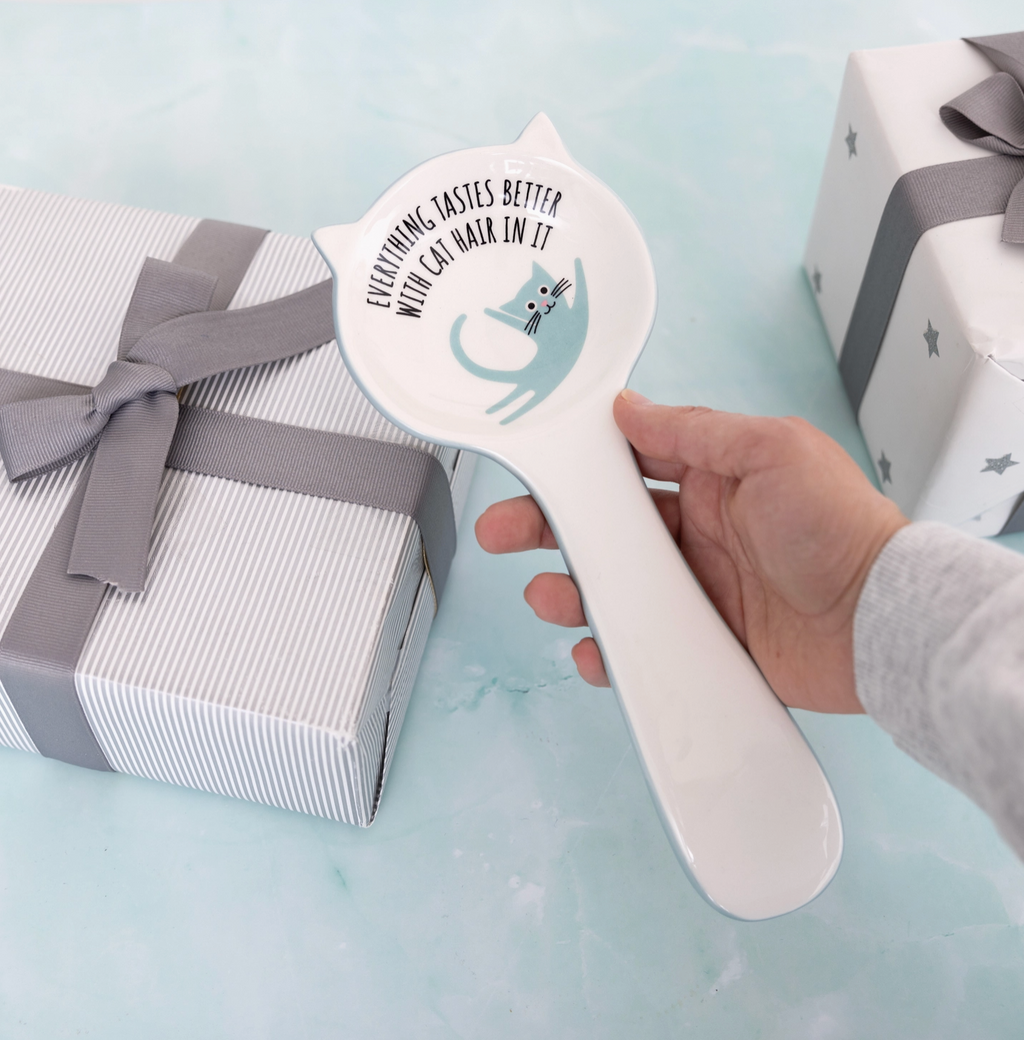 Cat Hair - 10" Spoon Rest