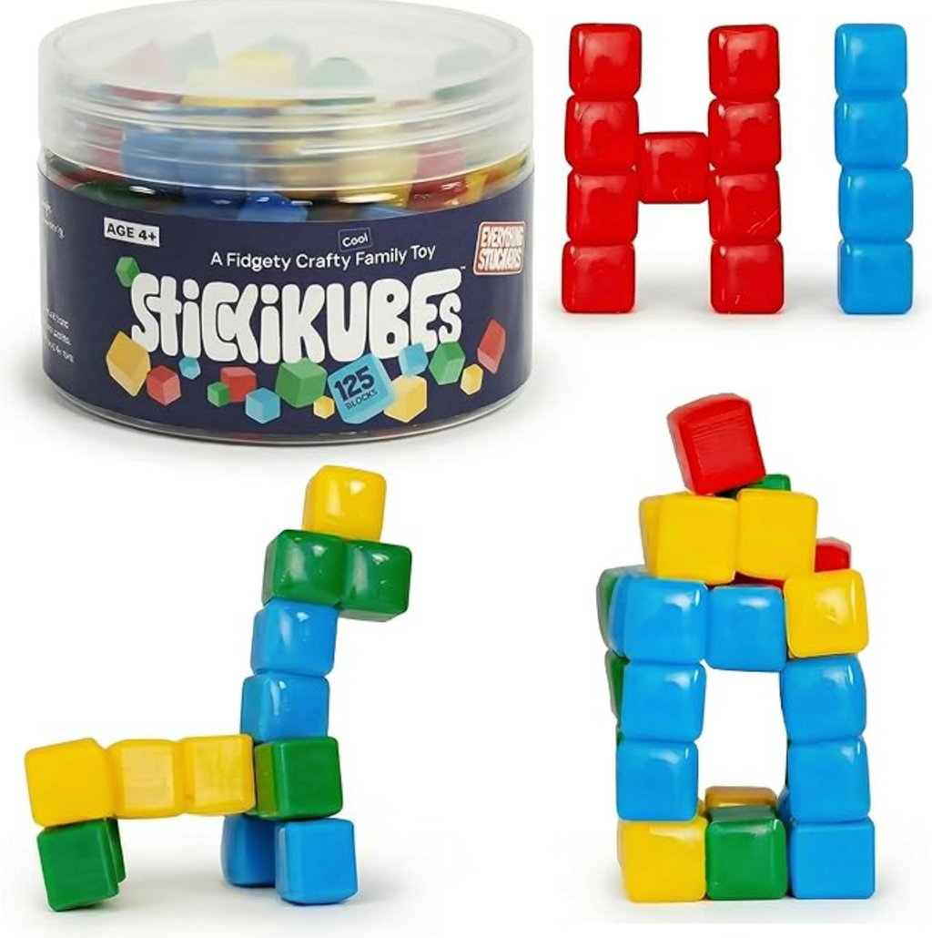 StickiKubes 125 Piece Bucket