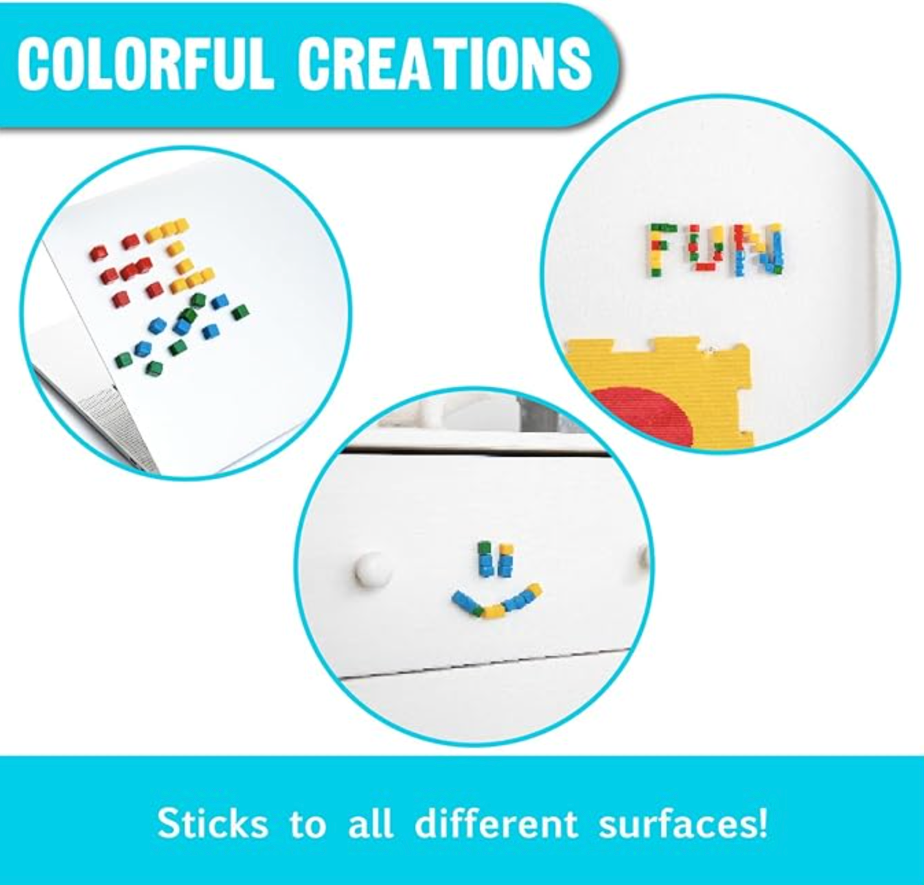 StickiKubes 125 Piece Bucket