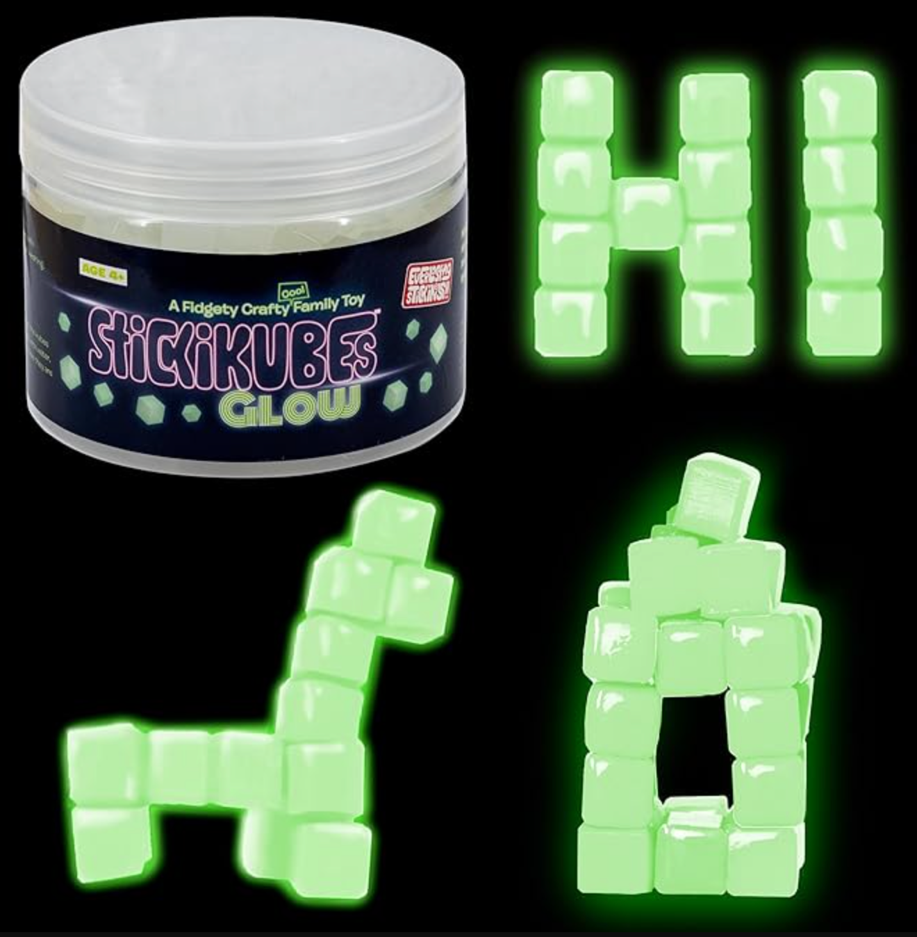 StickiKubes 125 Piece Bucket