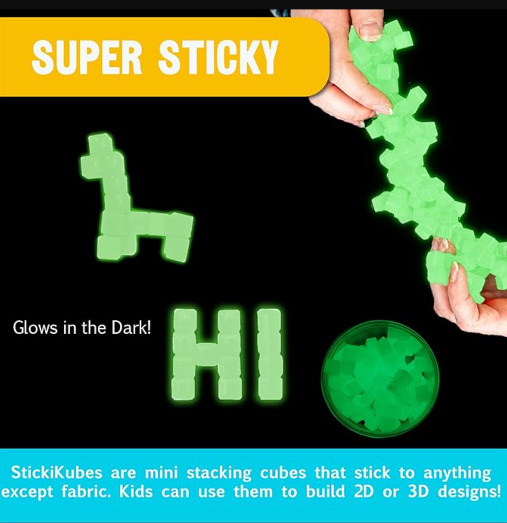 StickiKubes 125 Piece Bucket
